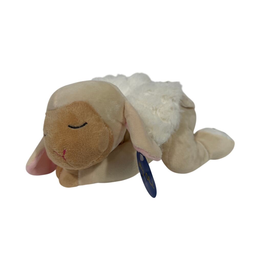 My Oli Sleeping Lamb Plush Toy Stuffed Animal Sheep Kids NO SOUND